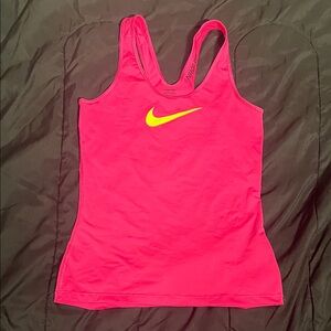 Nike Women's Neon Pink Tank Top